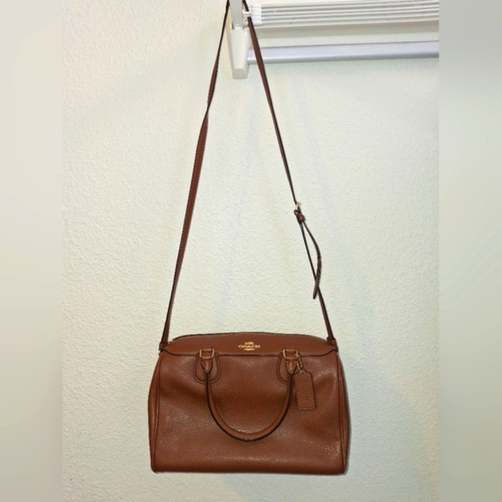 Coach Brown Leather Shoulder Bag